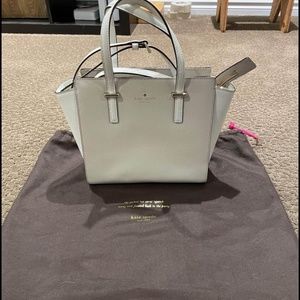 Genuine Kate spade crossbody or shoulder bag - cream/gold
